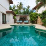 Swimming pool at Baan Fah Sai, a 4 bedroom private villa located in Samui Beach Village, Koh Samui, Suratthani, Thailand