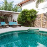 Swimming pool at Baan Fah Sai, a 4 bedroom private villa located in Samui Beach Village, Koh Samui, Suratthani, Thailand