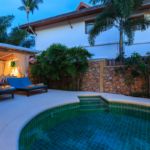 Swimming pool at Baan Fah Sai, a 4 bedroom private villa located in Samui Beach Village, Koh Samui, Suratthani, Thailand