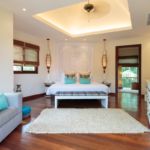 Master bedroom at Baan Fah Sai, a 4 bedroom private villa located in Samui Beach Village, Koh Samui, Suratthani, Thailand