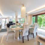 Dining area at Baan Fah Sai, a 4 bedroom private villa located in Samui Beach Village, Koh Samui, Suratthani, Thailand