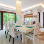 Dining area at Baan Fah Sai, a 4 bedroom private villa located in Samui Beach Village, Koh Samui, Suratthani, Thailand