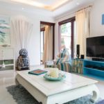 Living room at Baan Fah Sai, a 4 bedroom private villa located in Samui Beach Village, Koh Samui, Suratthani, Thailand